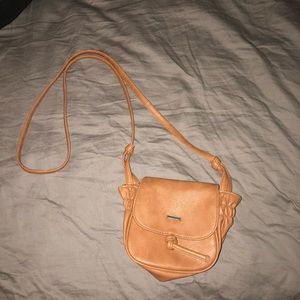 ROXY/light brown/ over-the-shoulder purse